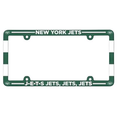 New York Jets Plastic License Plate Frame New York Jets Plastic License Plate Frame