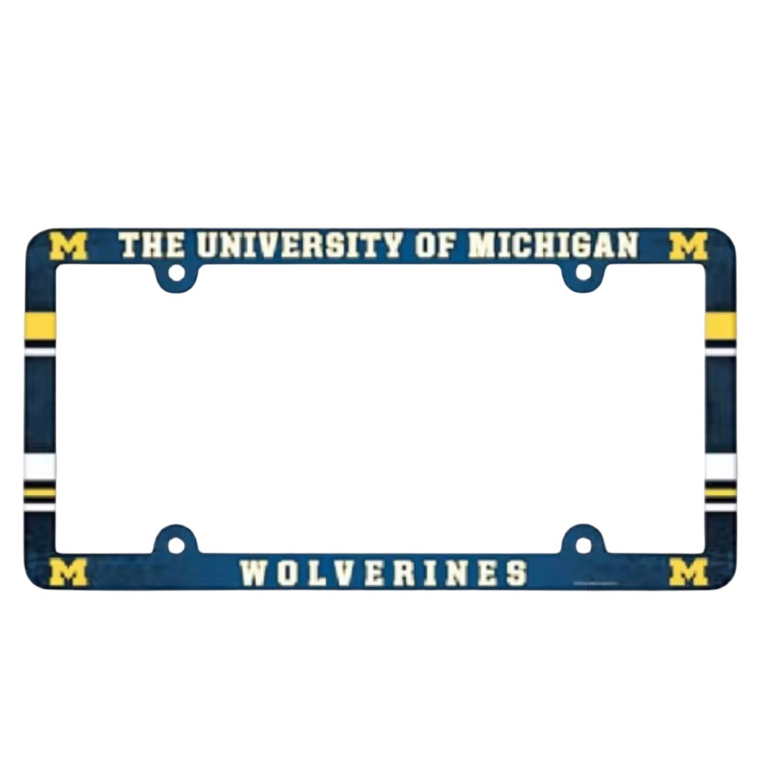Michigan Wolverines Plastic License Plate Frame