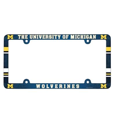 Michigan Wolverines Plastic License Plate Frame Michigan Wolverines Plastic License Plate Frame