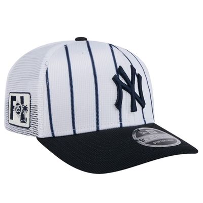 New York Yankees Men's 2025 Pinstripe Spring Training New Era MLB 9Seventy Stretch-Snap Hat