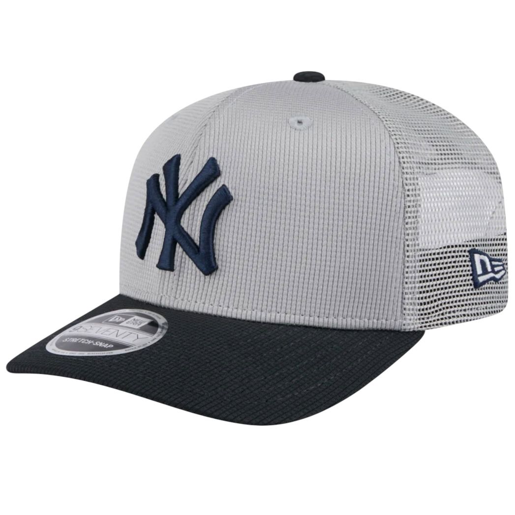 New York Yankees Men's Gray 2025 New Era MLB 9Seventy Stretch-Snap Hat