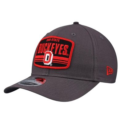 Ohio State Buckeyes Men's Gray Team Elevated New Era NCAA 9Seventy Stretch-Snap Hat