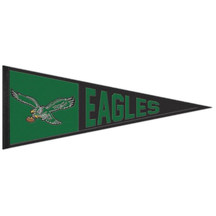 Philadelphia Eagles Historic 13" x 32" Wool Pennant