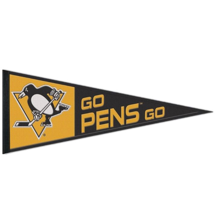 Pittsburgh Penguins 13" x 32" Wool Pennant
