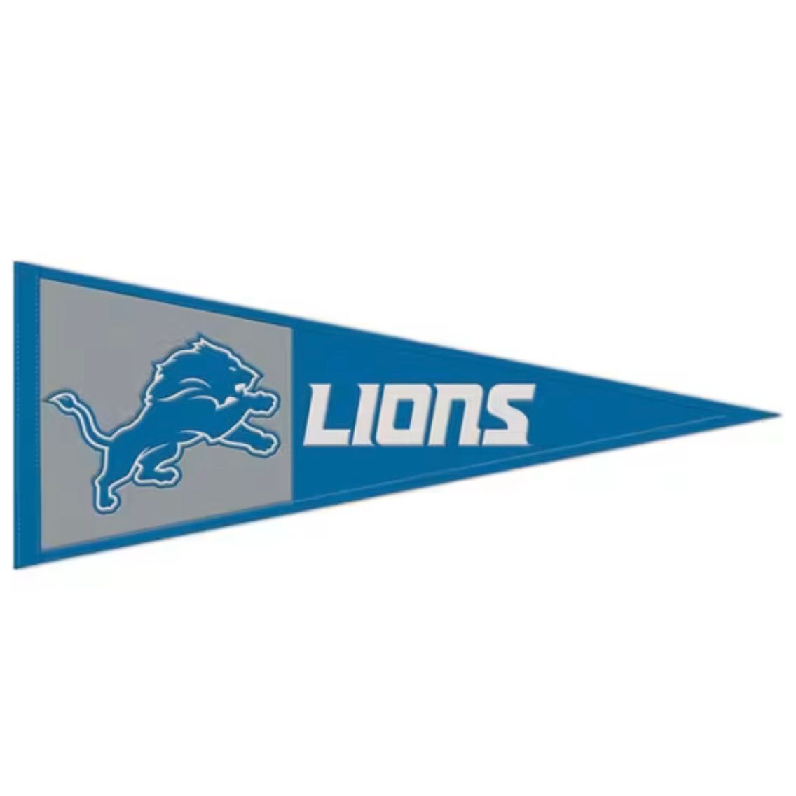 Detroit Lions 13” x 32” Wool Pennant