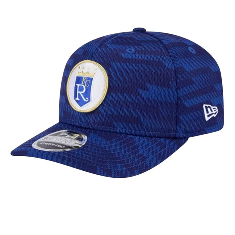 Kansas City Royals Men's 2025 Spring Training New Era 9Seventy Stretch-Snap Hat