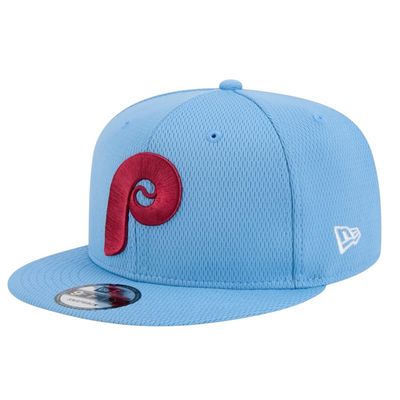 Philadelphia Phillies Men's Light Blue 2025 Alternate New Era 9Fifty Snapback Hat