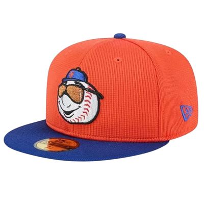 New York Mets Men's Orange Alternate 2025 Spring Training New Era 59Fifty Fitted Hat