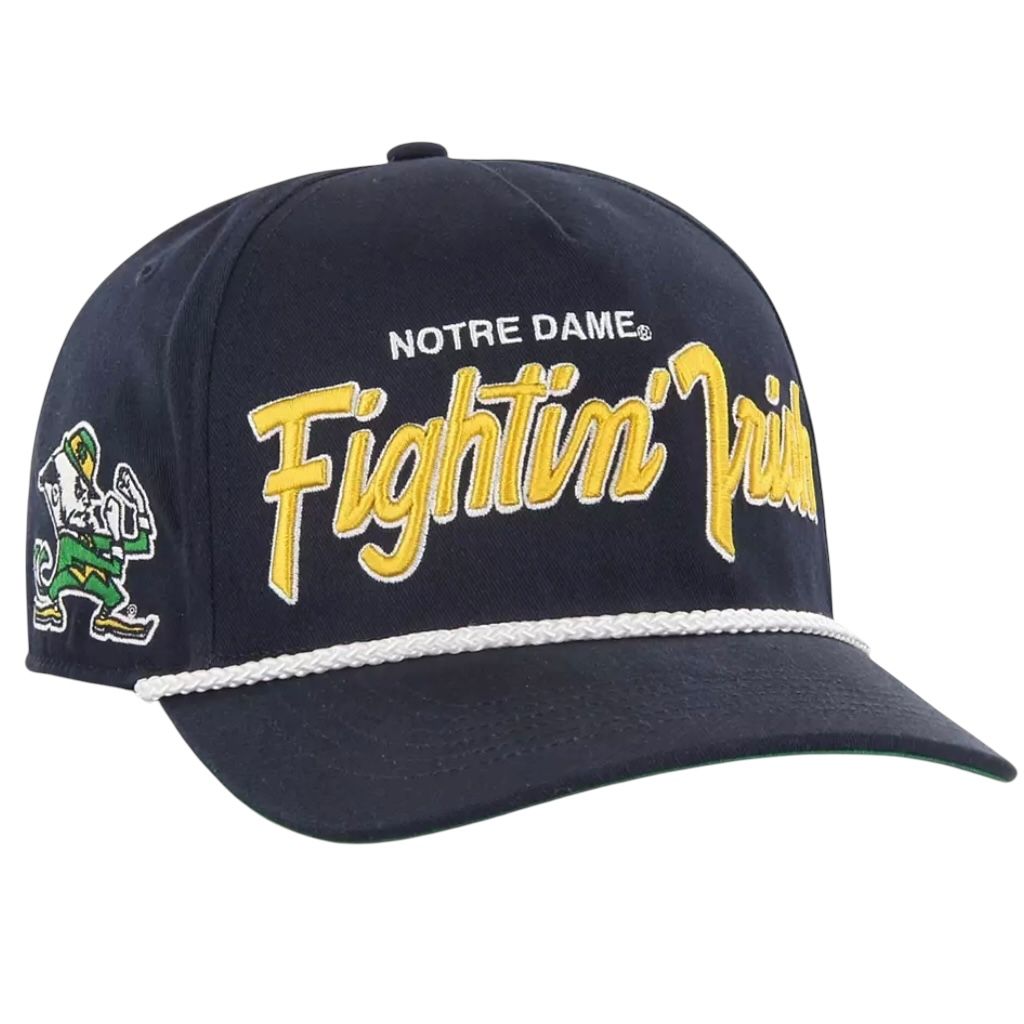 Notre Dame Fighting Irish Men’s Navy Crosstown Script Hitch Adjustable Hat