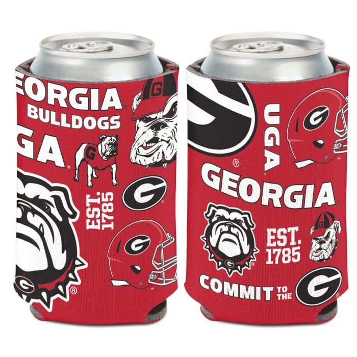 Georgia Bulldogs 12 Ounce Can Cooler Koozie
