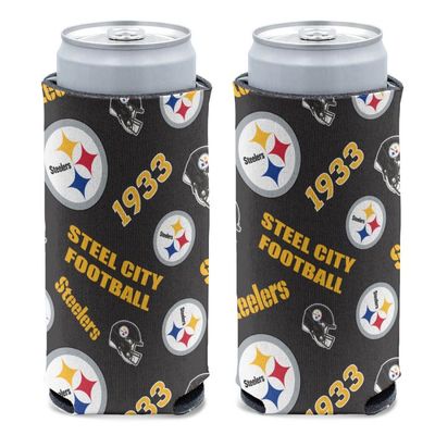 Pittsburgh Steelers 12 Ounce Slim Can Cooler Koozie