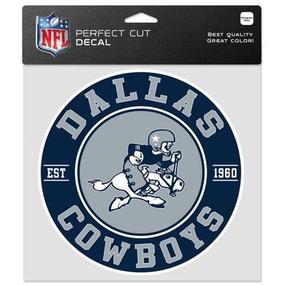 Dallas Cowboys Historic 8" x 8" Perfect Cut Color Decal