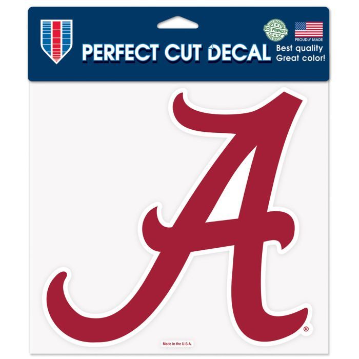 Alabama Crimson Tide 8" x 8" Perfect Cut Color Decal