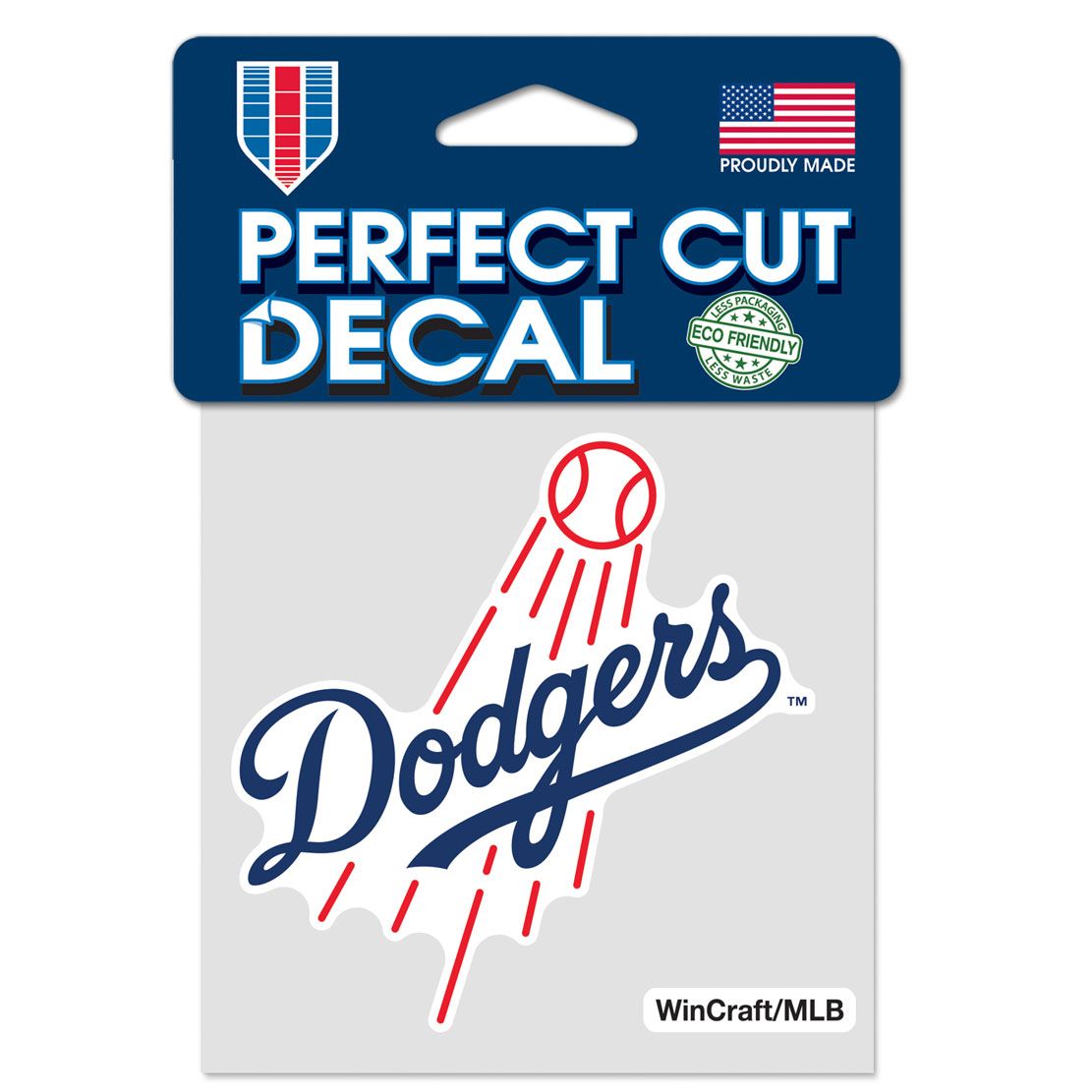 Los Angeles Dodgers 4" x 4" Perfect Cut Color Decal