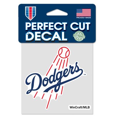Los Angeles Dodgers 4" x 4" Perfect Cut Color Decal