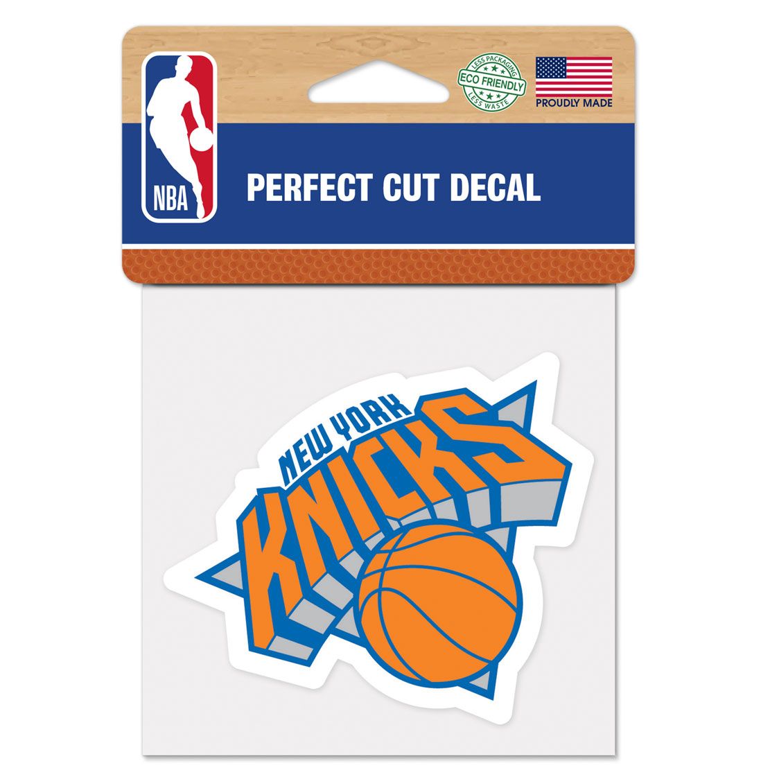 New York Knicks 4" x 4" Perfect Cut Color Decal