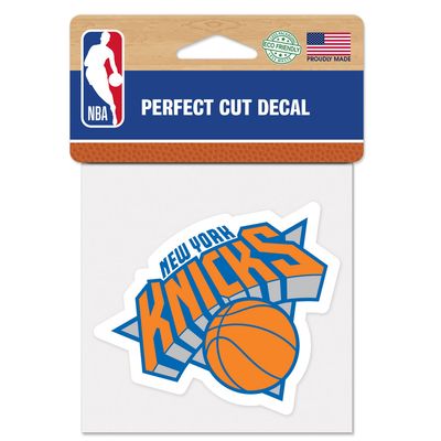 New York Knicks 4 New York Knicks 4" x 4" Perfect Cut Color Decal