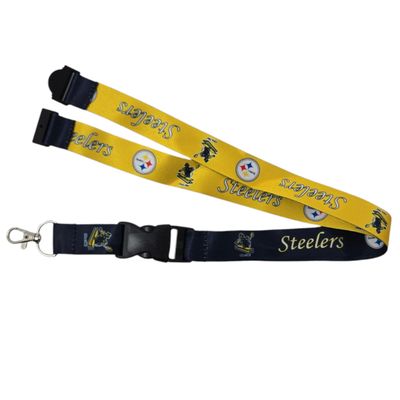 Pittsburgh Steelers Reversible Historic 1" Lanyard
