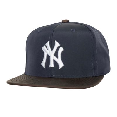 New York Yankees Men’s Navy Heat Up Mitchell & Ness MLB Snapback Adjustable Hat