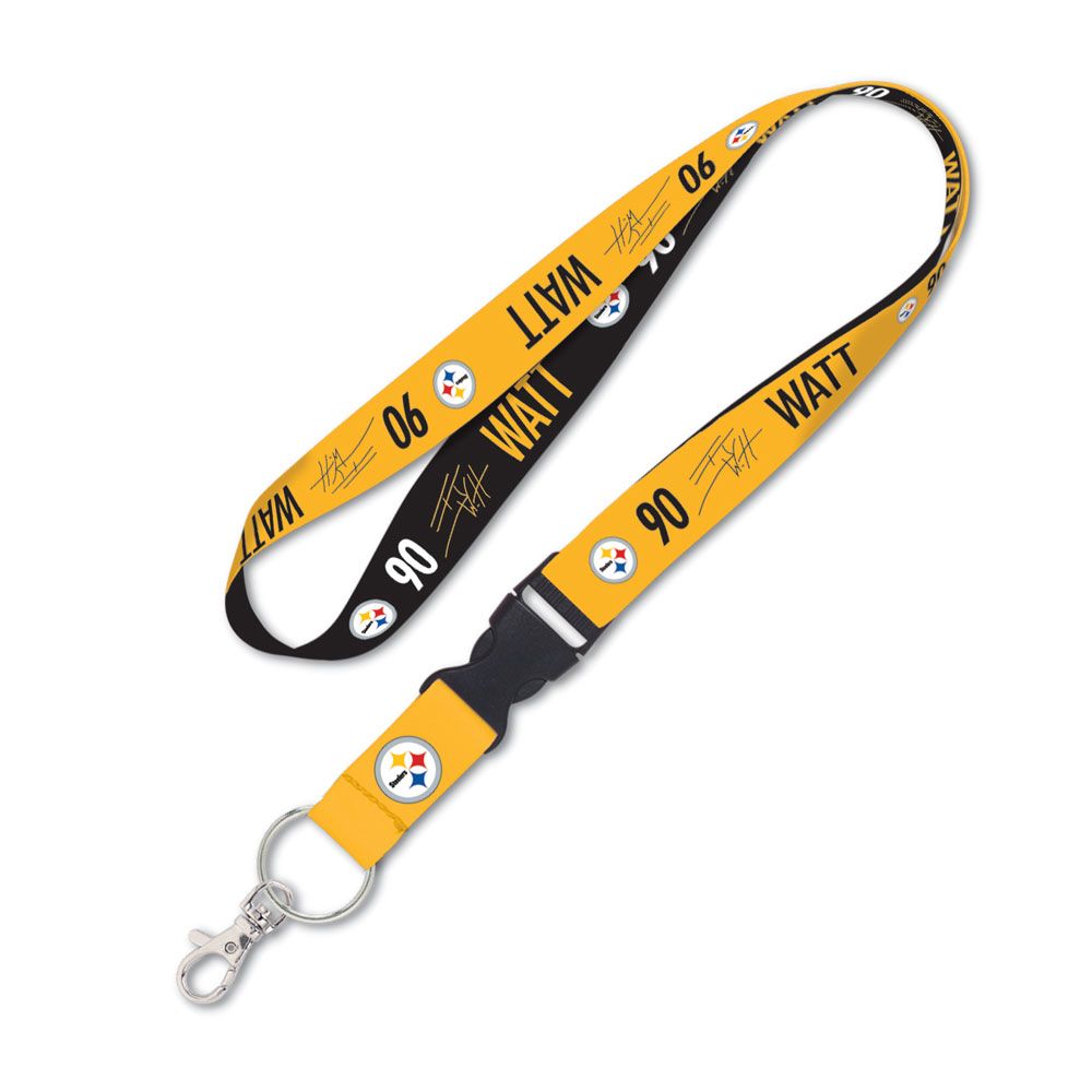 Pittsburgh Steelers TJ Watt 1" Lanyard