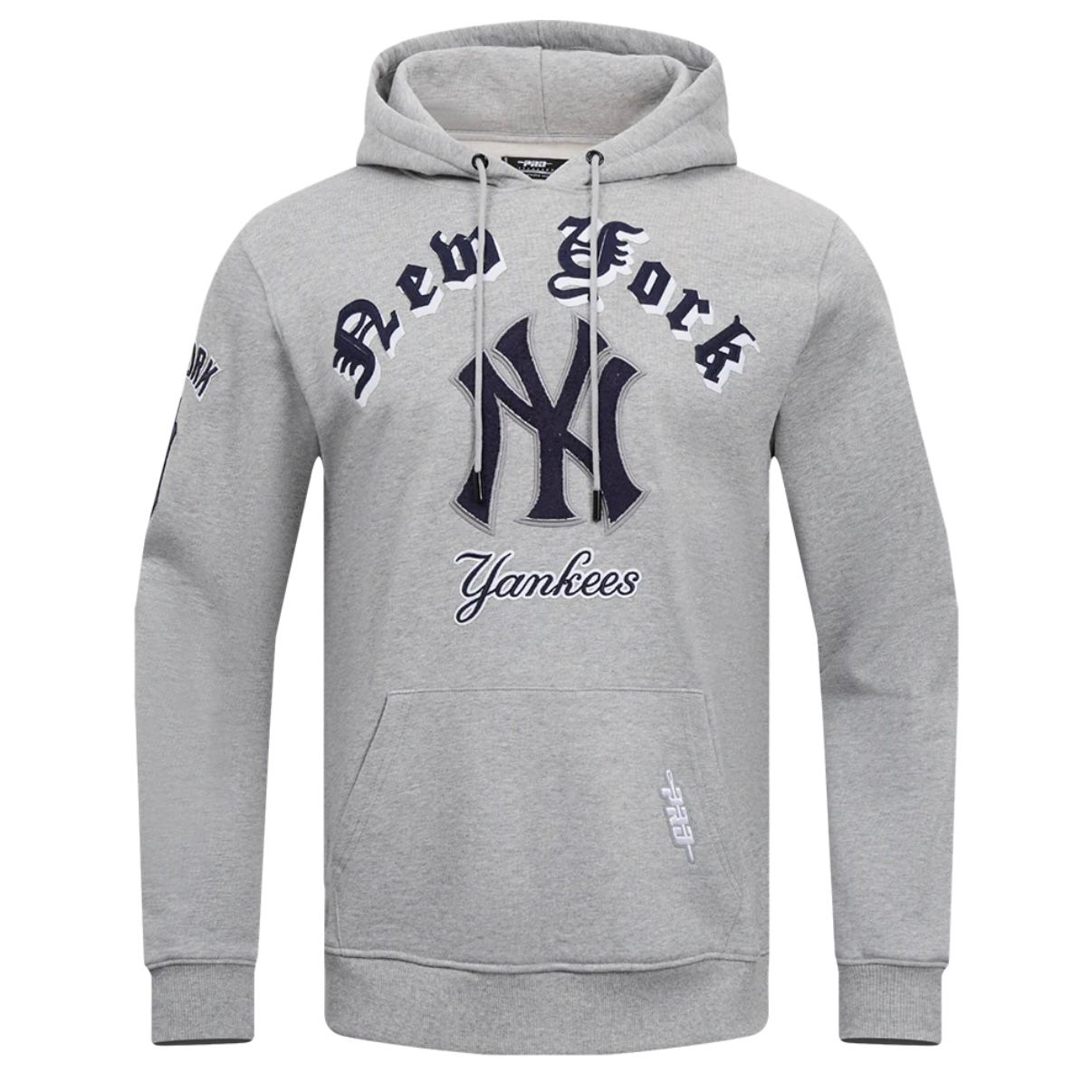 New York Yankees Men’s Gray Pro Standard Old English Pullover Hoodie
