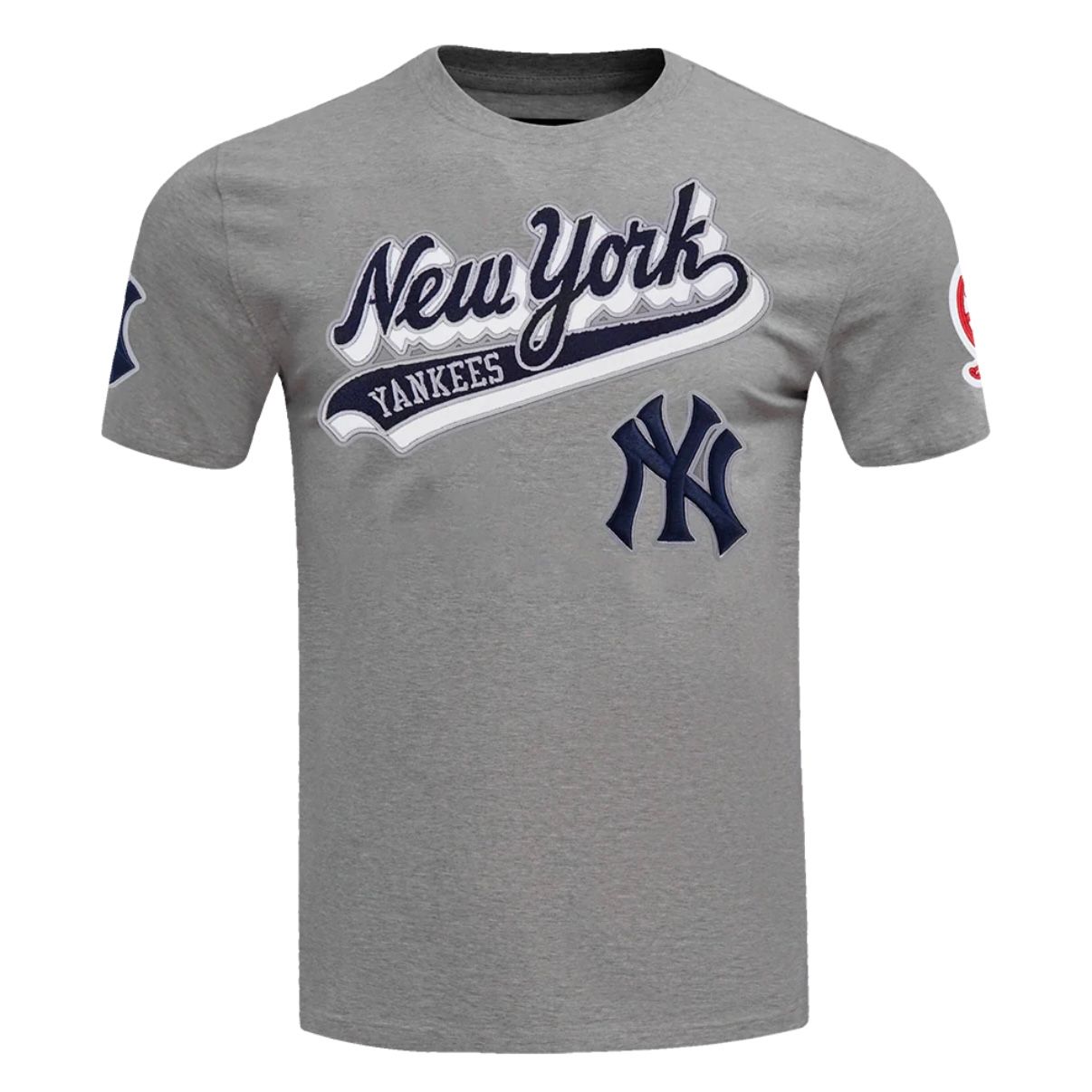 New York Yankees Men’s Gray Pro Standard Script Tail Shirt