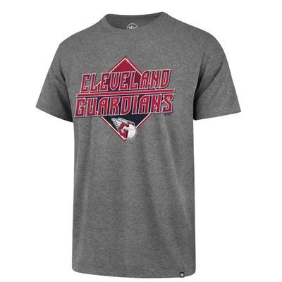 Cleveland Guardians Men's Grey Regional Super Rival 47 Brand T-Shirt