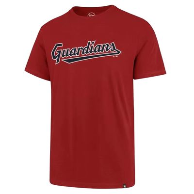 Cleveland Guardians Men's Red 47 Brand Imprint T-Shirt