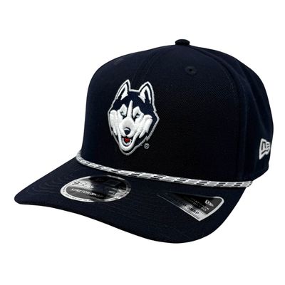 UConn Huskies Men's Navy Multi Rope New Era NCAA 9Seventy Stretch-Snap Hat