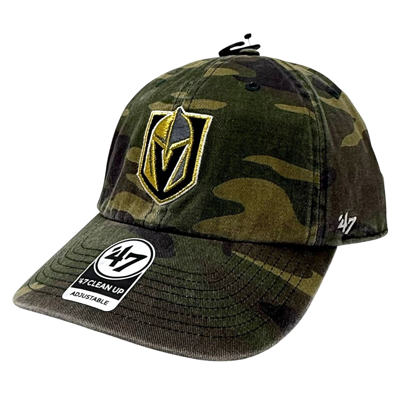 Vegas Golden Knights Men’s Camo 47 Brand Clean Up Adjustable Hat