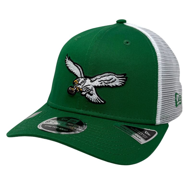 Philadelphia Eagles Men's Kelly Green Historic New Era NFL 9Seventy Stretch-Snap Hat