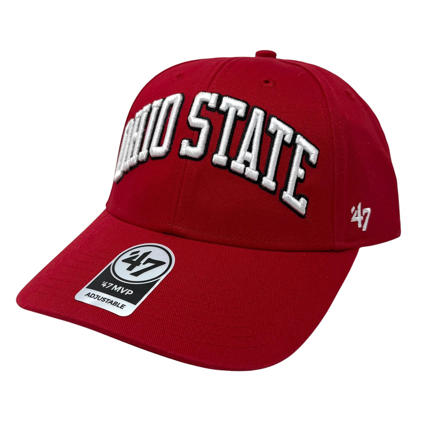 Ohio State Buckeyes Men’s Red 47 Brand MVP Adjustable Hat