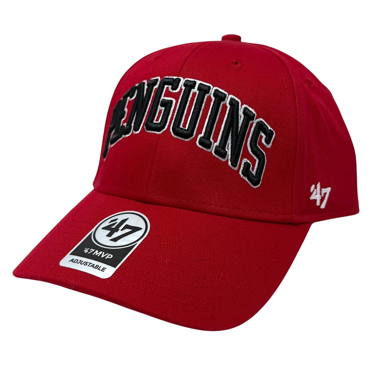 Youngstown State Penguins Men’s Red 47 Brand MVP Adjustable Hat