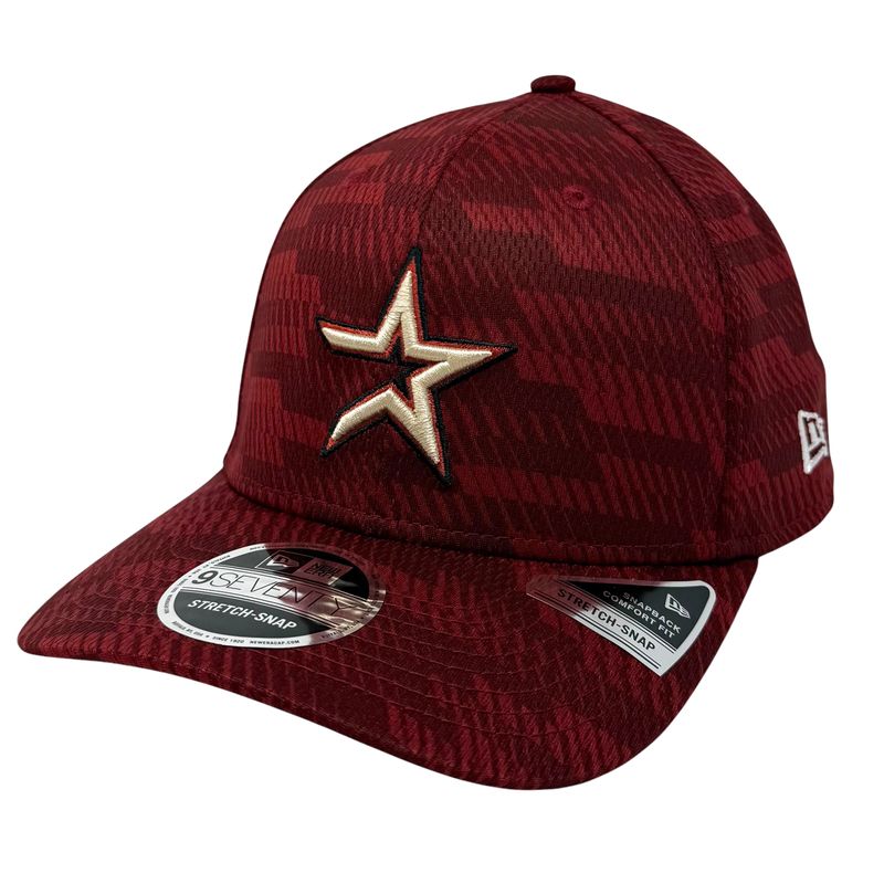 Houston Astros Men's 2025 Spring Training New Era 9Seventy Stretch-Snap Hat