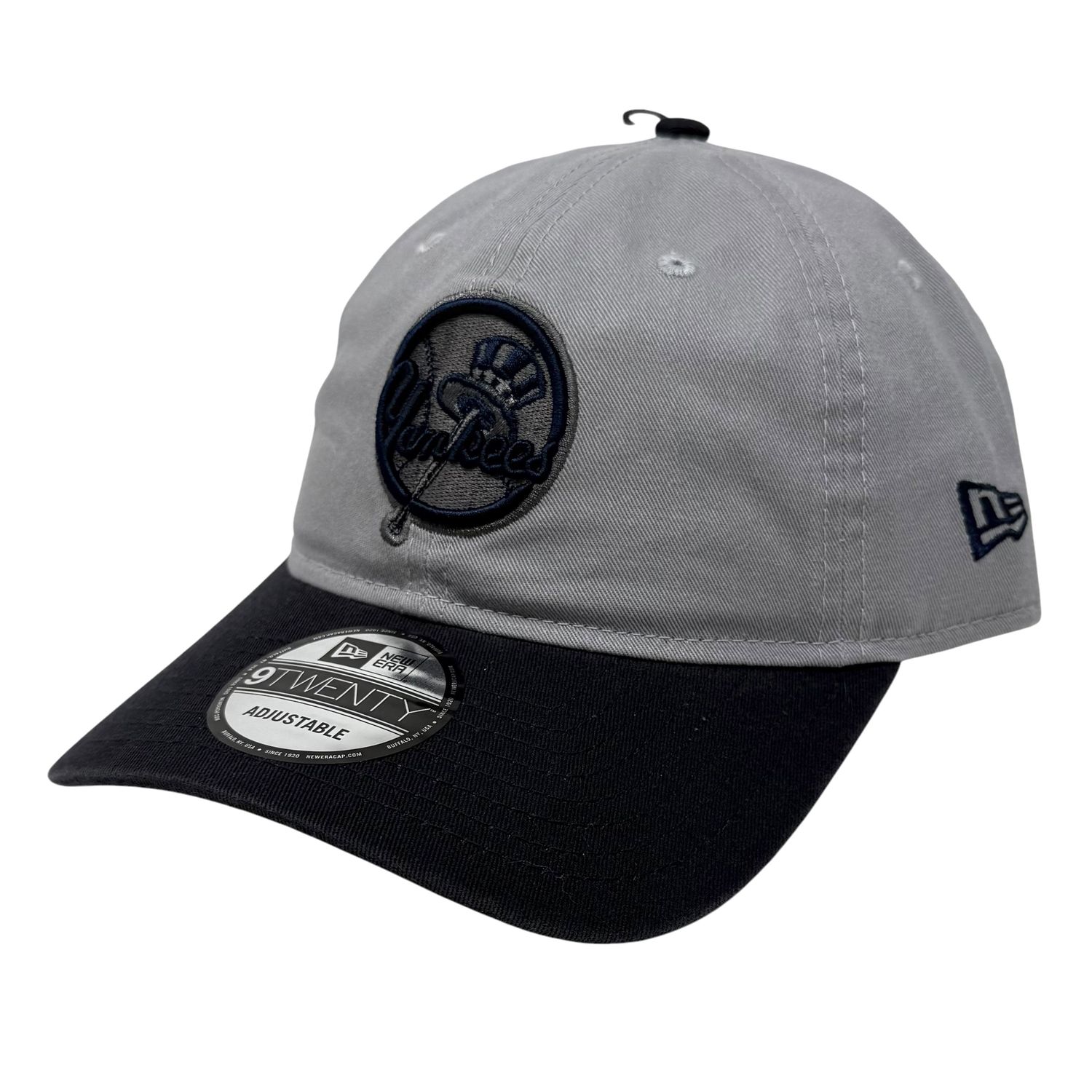 New York Yankees Men’s Graphite New Era 9Twenty Core Classic Adjustable Hat