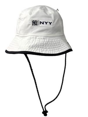 New York Yankees Men’s White Packable New Era Bucket Hat
