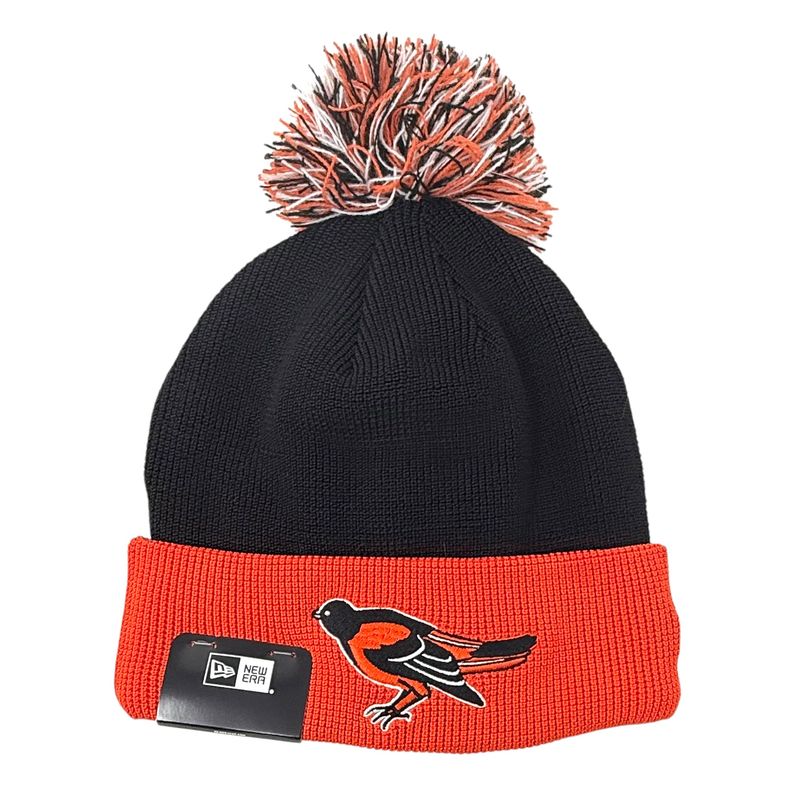 Baltimore Orioles Men’s New Era Cuffed Pom Knit Hat