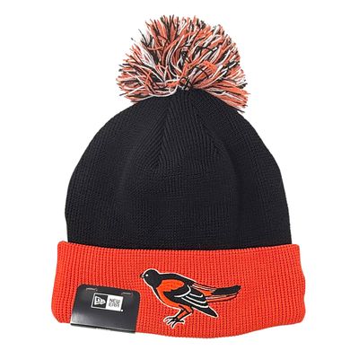 Baltimore Orioles Men’s New Era Cuffed Pom Knit Hat