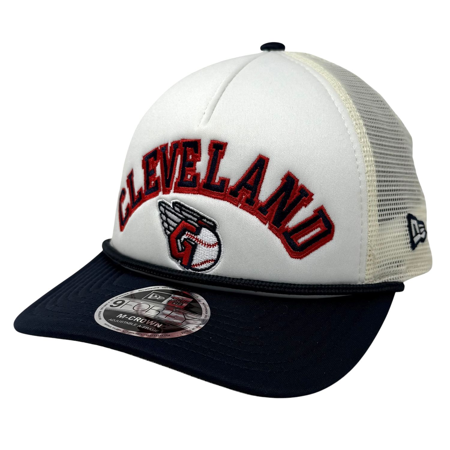 Cleveland Guardians Men’s Chrome New Era 9Forty M-Crown Snapback Hat