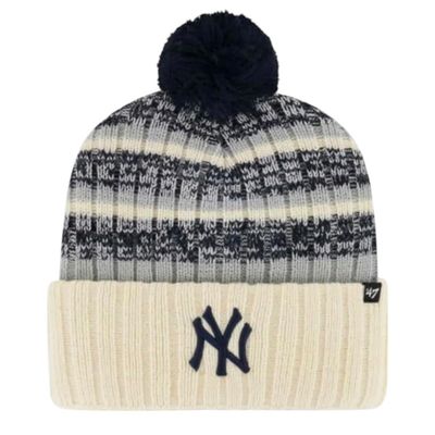 New York Yankees Men’s Tavern 47 Brand Cuffed Pom Knit Hat New York Yankees Men’s Tavern 47 Brand Cuffed Pom Knit Hat