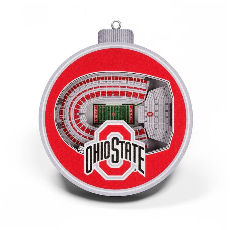 Ohio State Buckeyes 3D Stadium View Ornament Ohio State Buckeyes 3D Stadium View Ornament