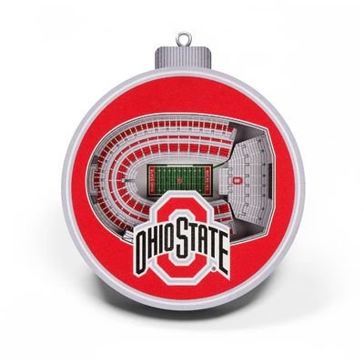 Ohio State Buckeyes 3D Stadium View Ornament Ohio State Buckeyes 3D Stadium View Ornament