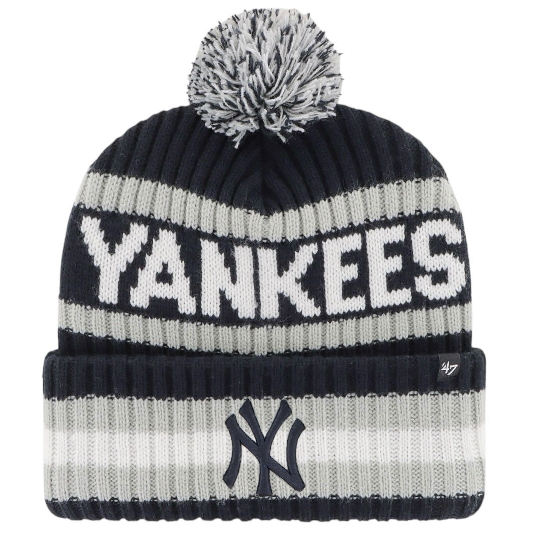 New York Yankees Men’s 47 Bering Cuffed Pom Knit Hat
