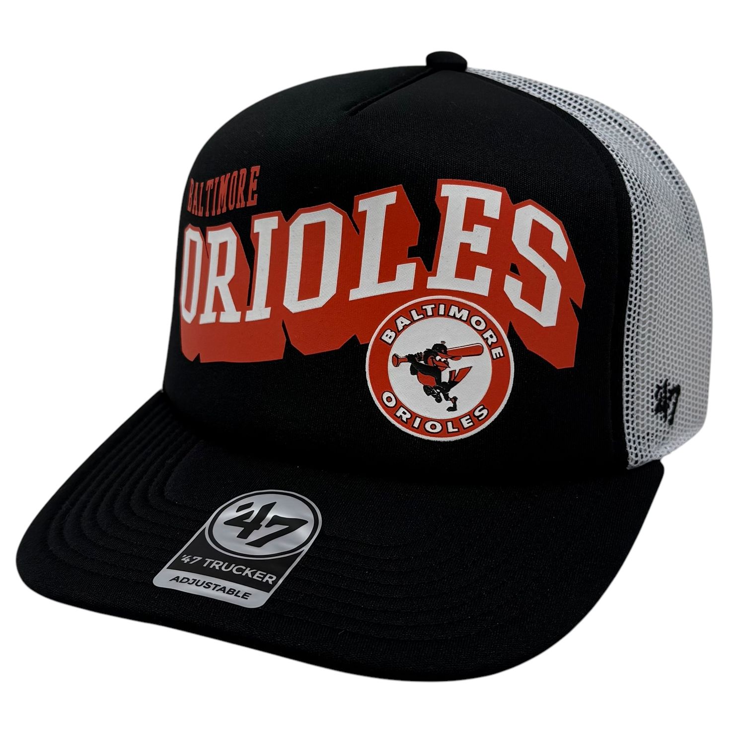 Baltimore Orioles Men’s Mean Cooperstown 47 Brand Snapback Hat