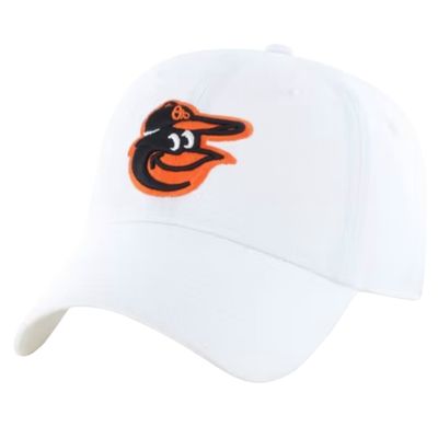Baltimore Orioles Men’s White 47 Brand Clean Up Adjustable Hat
