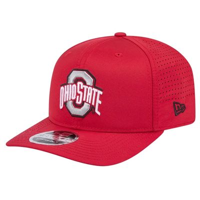 Ohio State Buckeyes Men's Red Perform New Era NCAA 9Seventy Stretch-Snap Hat