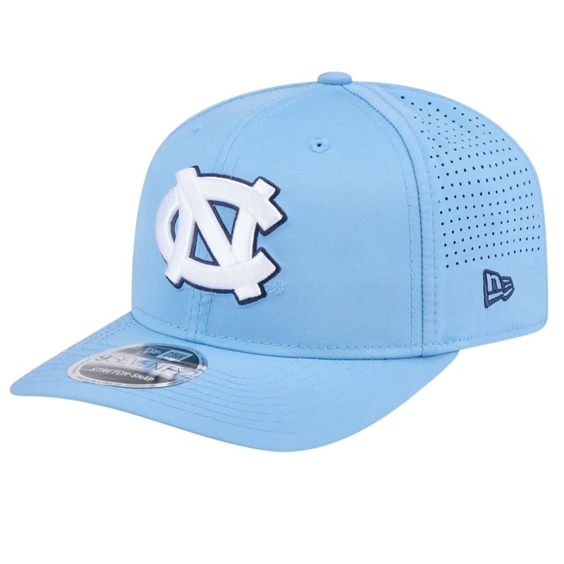 North Carolina Tar Heels Men's Blue Perform New Era NCAA 9Seventy Stretch-Snap Hat