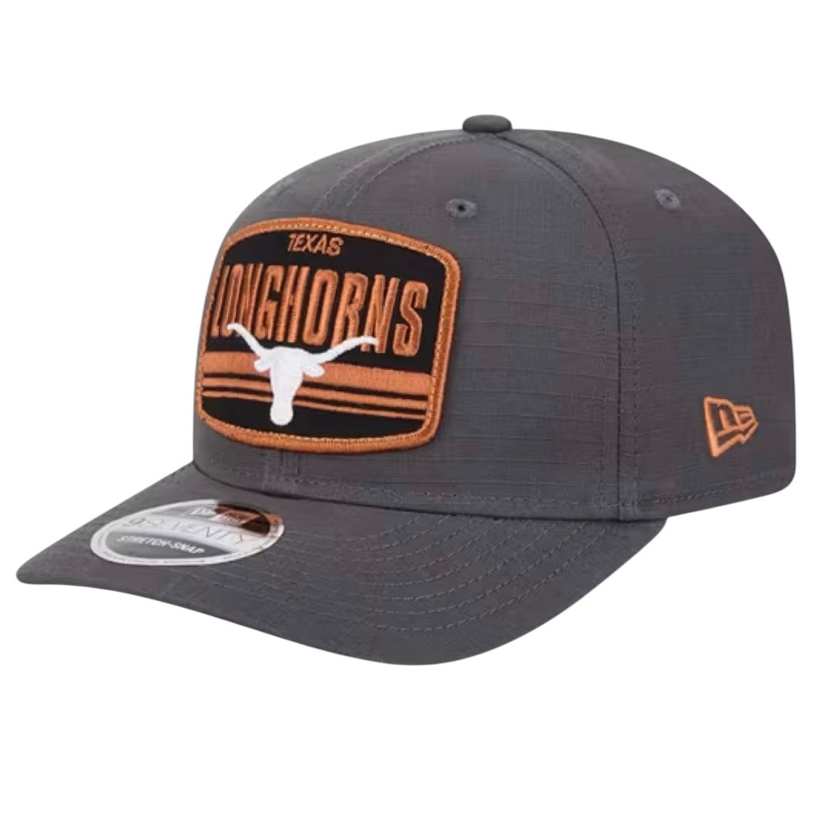Texas Longhorns Men's Elevated Charcoal New Era NCAA 9Seventy Stretch-Snap Hat