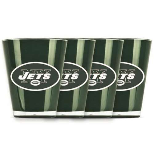 New York Jets 2.5 Ounce Insulated Acrylic Shot Glasses 4 Pack