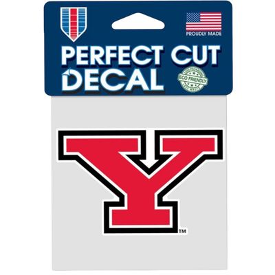 Youngstown State Penguins 4" x 4" Perfect Cut Color Decal